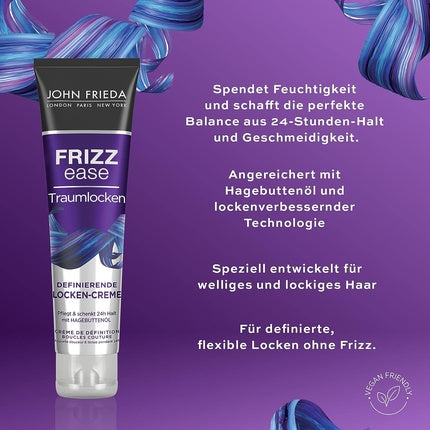 Crema de styling păr John Frieda Frizz Ease Dream Curls, ulei de Abyssinian, 150ml