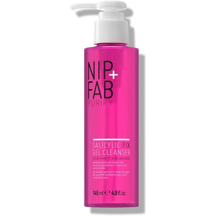 Gel de curățare față, Nip+Fab, cu acid salicilic și niacinamidă, 145ml
