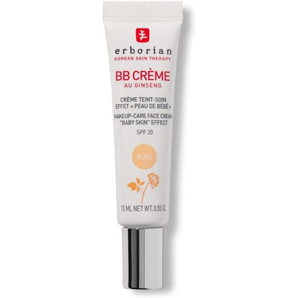 BB Cream, Erborian, Ginseng, SPF 20, Nude, 15ml