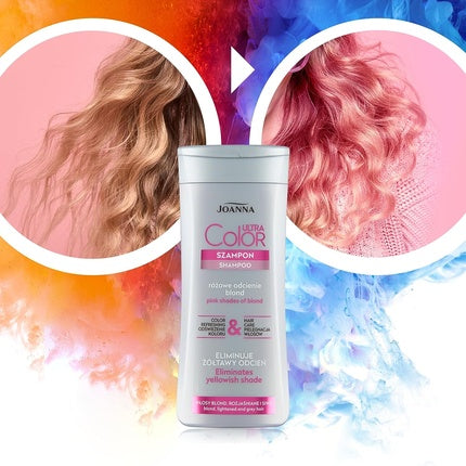 Șampon colorant Joanna revitalizant tonuri roz blond 200ml