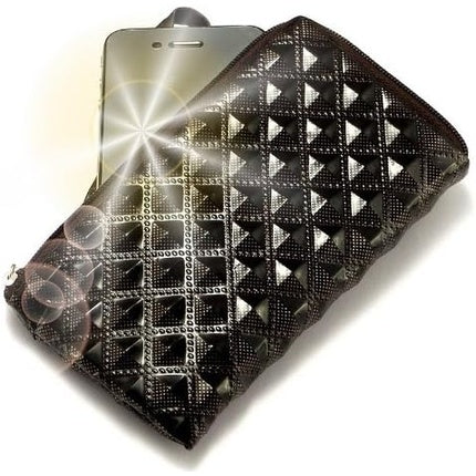 Husă Telefon, BrandX, Model Pyramid, Negru