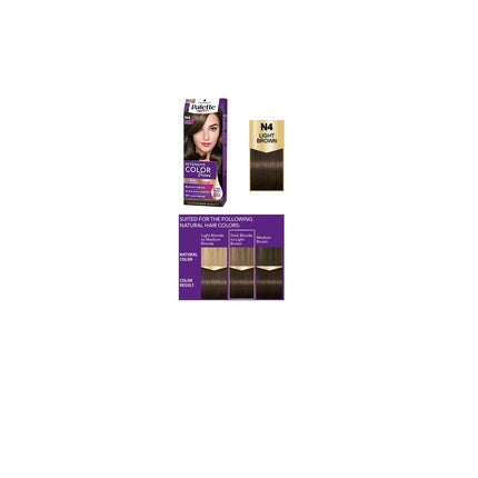 Vopsea permanenta de par, Palette Intensive Color Creme, N4, castaniu deschis