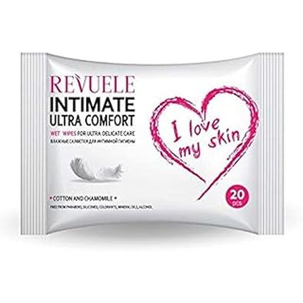 Șervețele Umede Revuele I Love My Skin Intimate Ultra Comfort - 20 buc