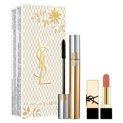 Set Mascara și Ruj Yves Saint Laurent, 55 g, Cutie aurie