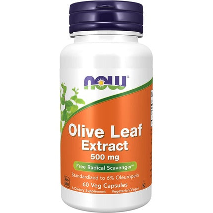 Supliment Alimentar Now Foods Olive Leaf Extract 60 Capsule