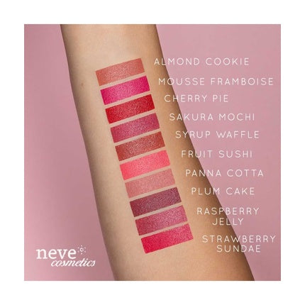 Batom Neve Cosmetics Mousse Framboise, 20 g, textură cremoasă