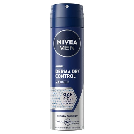 Nivea Men Deodorant Spray Derma Control, 50g, Albastru