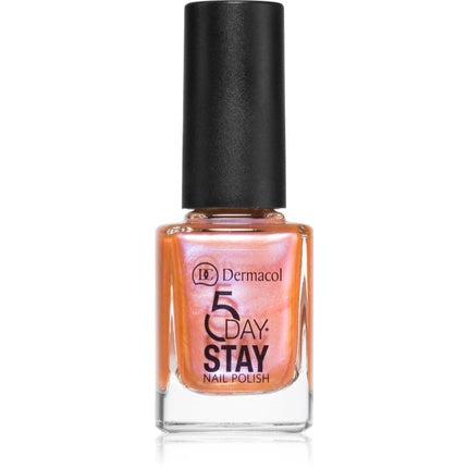 Smalt pentru unghii Dermacol 5 Day Stay Nail Polish 49 Fairy, roz auriu, 11 ml