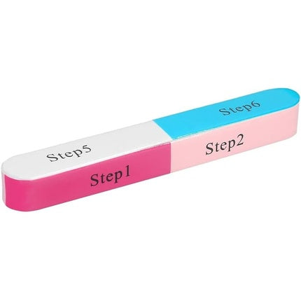 Bloc de lustruire unghii, Tb Tools For Beauty, 7 fatete, multicolor