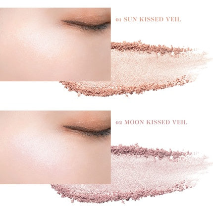 Rom&Nd See Through Veillighter Face Highlighter, 01 Sunkissed Veil, 5.5g