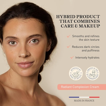 Cremă hidratare față, Embryolisse, 30 ml, nuanța piersică