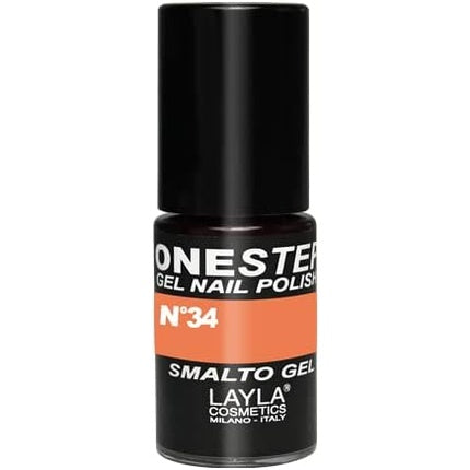 Ojă Gel, Layla Cosmetics, One Step, portocaliu fluo