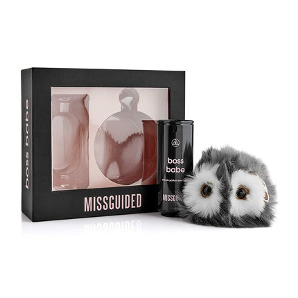 Set Cadou Parfum Boss Babe, Missguided, 2 buc., 80ml + Cheiță Owlette