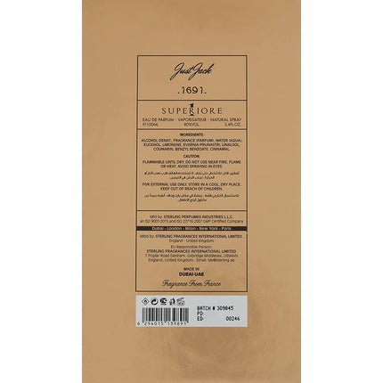 Parfum, Just Jacks, Superior 1, 100ml