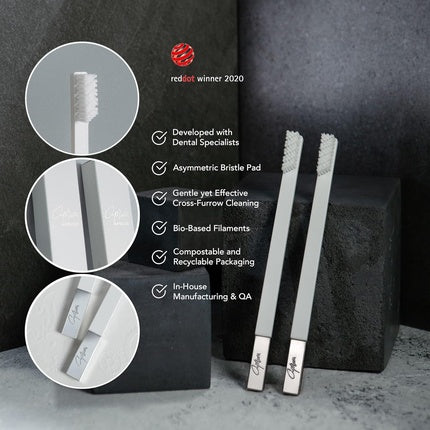 Periuță de Dinți Electrică Priori White Silver Medium Premium