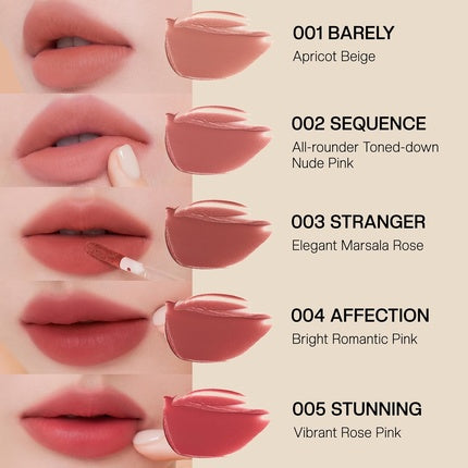 Obiet Lip Stick, Unique Paint Tube Design Velvet Matte Tint Long-Lasting, Roșu, 10g