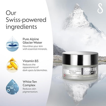 Cremă de zi Swiss Image Brightening Care - Luminozitate Absolută, 50 ml