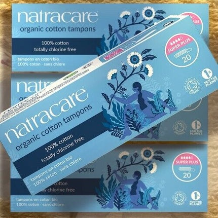 Tampoane, Natracare, Super Plus, Bumbac Organic