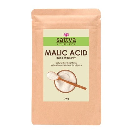 Pachet Puder Sattva Natural Hair Brightener cu Acid Malic 70g