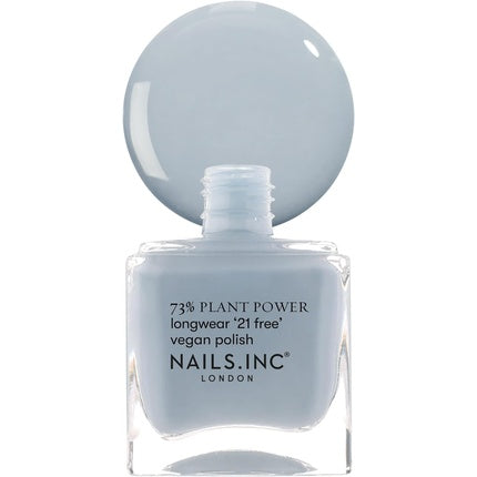 Lac de unghii Nails Inc, Fresh Air, gri, 14ml