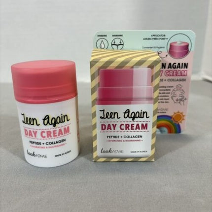 Cremă de zi Look At Me Teen Again cu Peptide și Colagen