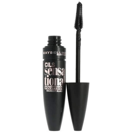 Maybelline New York Sensational Voluptuous Eyelash Mascara, 07 Intense Nude Noir, 12 ml, Negru