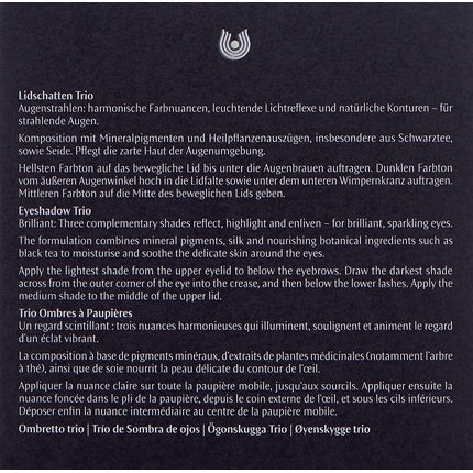 Fard de pleoape Dr.Hauschka, Trio, 4.4g, albastru