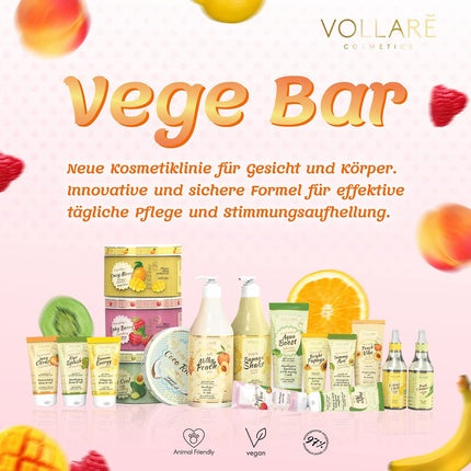 Masca de față Vollare, Raspberry Flow, 65g, roz