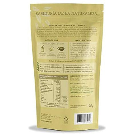 Superaliment Pudra, Iswari, Maca, galben, 125g