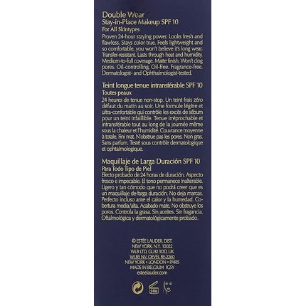 Fond de ten, Estée Lauder, Double Wear Stay In Place Makeup SPF10, 1W1 Bone