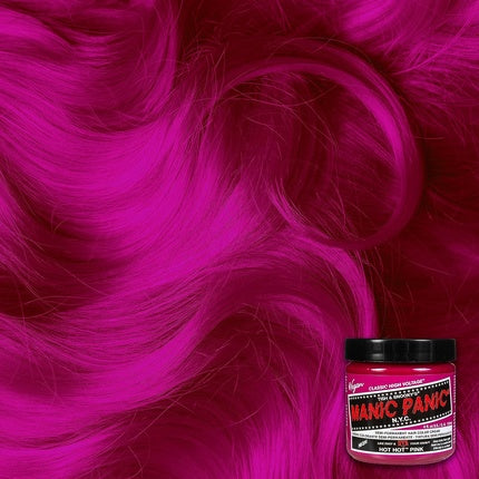 Vopsea păr, Manic Panic, Hot Hot Pink, semi-permanentă