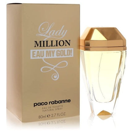 Paco Rabanne Lady Million Eau My Gold Eau de Toilette Spray pentru Femei 80ml