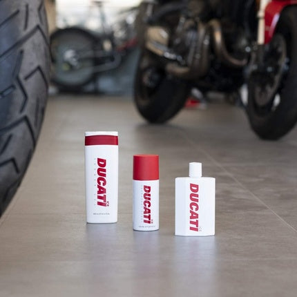 Gel de duș, Ducati, Ice, alb roșu