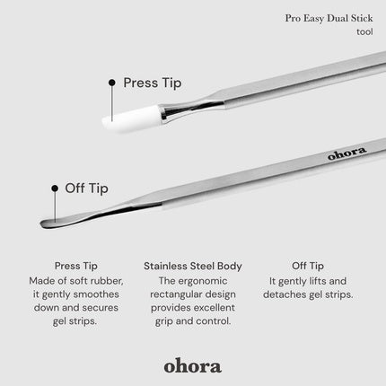 Instrument cuticule Ohora Pro Easy, inox, argintiu
