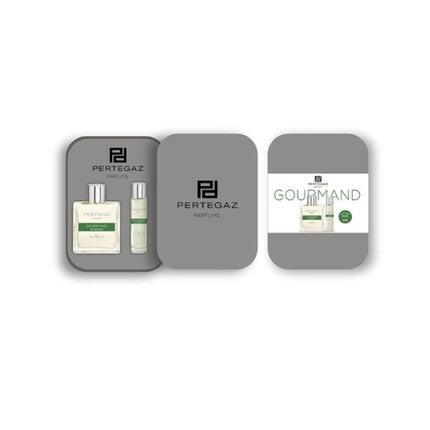 Set Parfum Pertegaz Gourmand, Eau de Parfum 100ml + 30ml, Cutie Gri