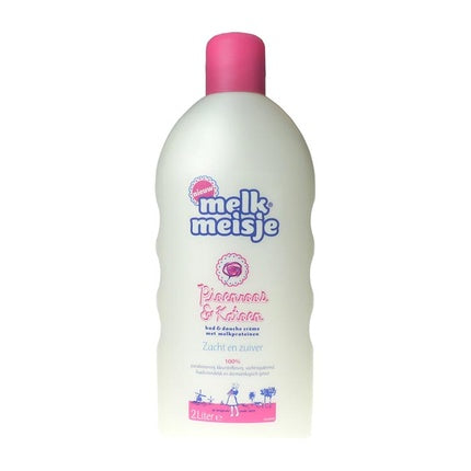 Creamă de duș Milkmaid Peony Rosecotton, 2160g, ambalaj alb cu capac roz