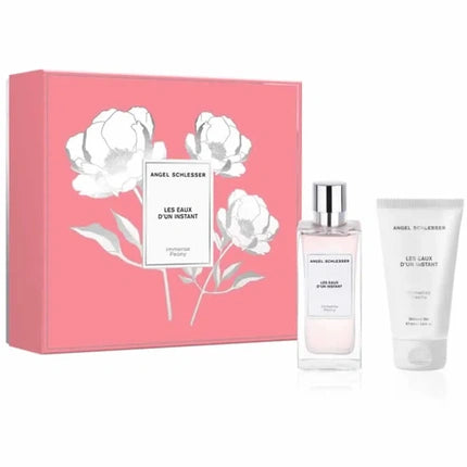 Set Parfum Angel Schlesser Immense Peony, Set 2 Piese, 100ml + 50ml, Cutie Roz
