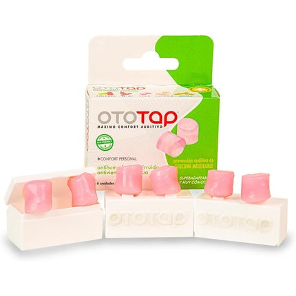 Ico Ico Ototap Silicone Ear Plugs 6 Units, Pink