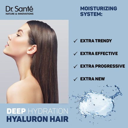 Balsam păr, Dr Santé, Hyaluron Deep Hydration, 200ml