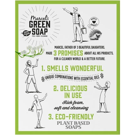 Șampon Solid, Marcel's Green Soap, Tonka Muguet, Verde