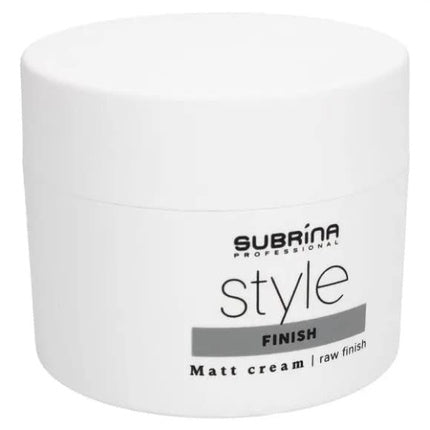Cremă styling, Subrina Professional, Style Finish, mat, alb, 100ml