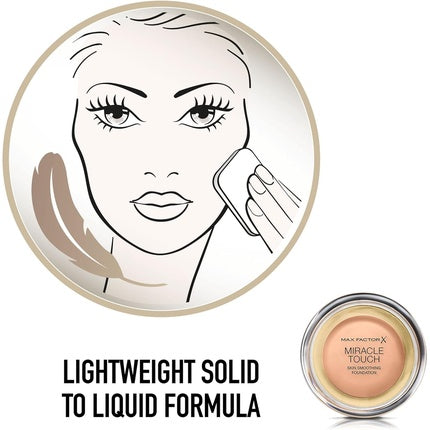 Fond de ten, Max Factor, Miracle Touch cu SPF 30, 60 Sand