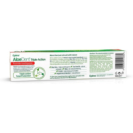 Pasta de dinti, Aloe Dent, cu fluor, 100ml