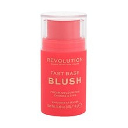Ruj Makeup Revolution Fast Base Blush Bloom, cremă roz vibrant