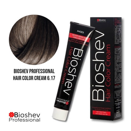 Cremă vopsea păr Bioshev Professional Hair Color Cream, 100ml, Marron Mat