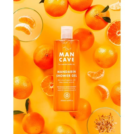 Gel de duș, Mancave, Mandarin, 500ml, portocaliu