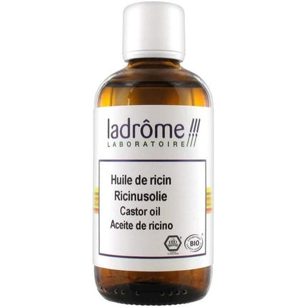 Ulei de ricin, Ladrôme Organic Vegetable Castor Oil, 100ml, sticlă maro cu dop alb