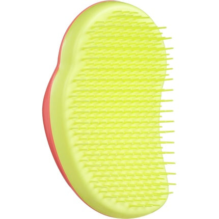 Perie păr Tangle Teezer Original, design ergonomic, roz-somon/galben