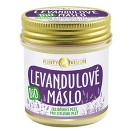 Corp buter, Purity Vision, Lavandulové Máslo, Bio, 120 ml, ambalaj sticlă