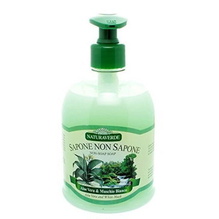 Săpun lichid Naturaverde cu Aloe & Mosc Alb, 500ml